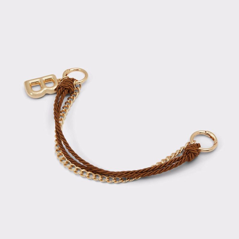 Bag Charms & Keychains Women Alphabet Dark Yellow Women's Bag Charms & Keychains Dark Yellow Aldo - 1