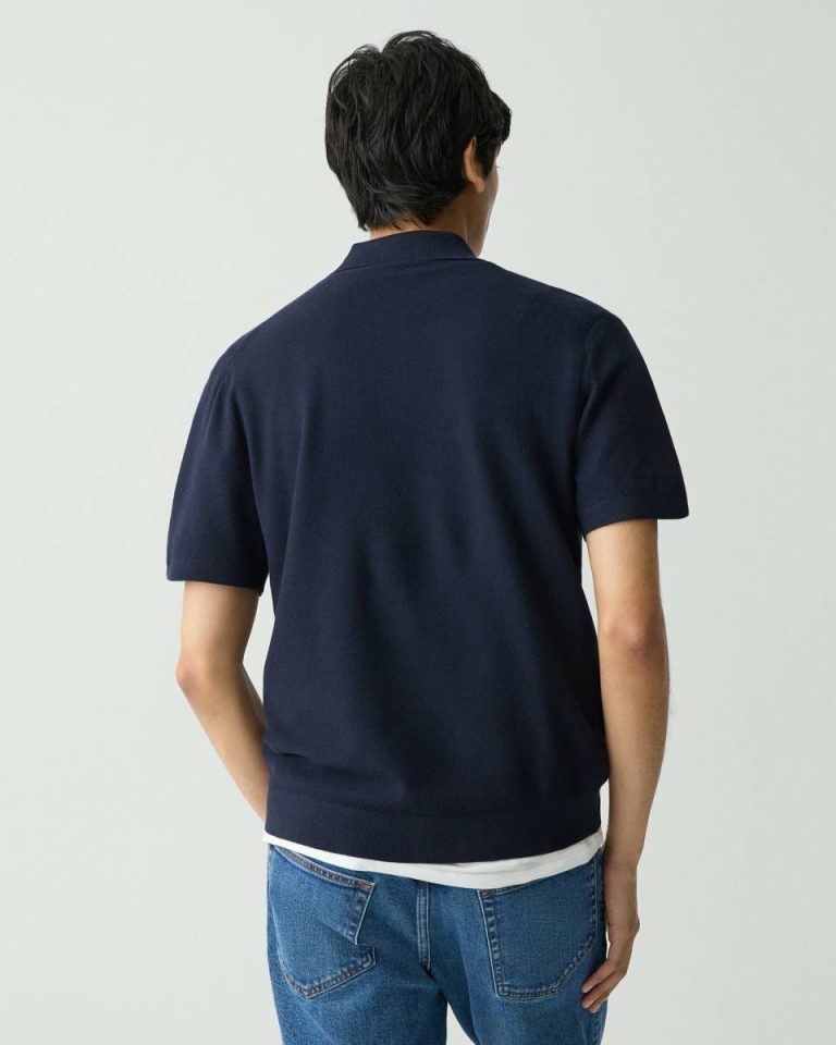 Baltic Goris Polo Shirt In Light Bilen Theory Men Sweaters + Cardigans - 3