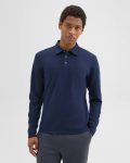 Baltic Long-Sleeve Polo Shirt In Cotton Jersey Men Theory T-Shirts + Polos - 2