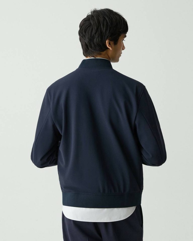 Baltic Murphy Bomber Jacket In Precision Ponte Men Outerwear Theory - 3