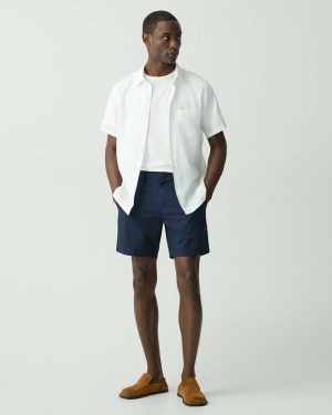 Baltic Pants Theory Zaine Short In Stretch Cotton Men - 1
