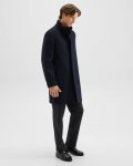 Baltic Theory Outerwear Belvin Coat In Recycled Wool-Blend Melton Men - 2