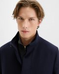 Baltic Theory Outerwear Belvin Coat In Recycled Wool-Blend Melton Men - 4