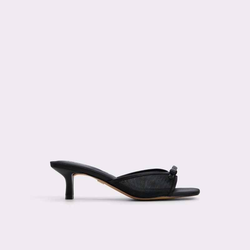 Begoniaa Black Women's Heeled Mules Aldo Black Women Heels - 1