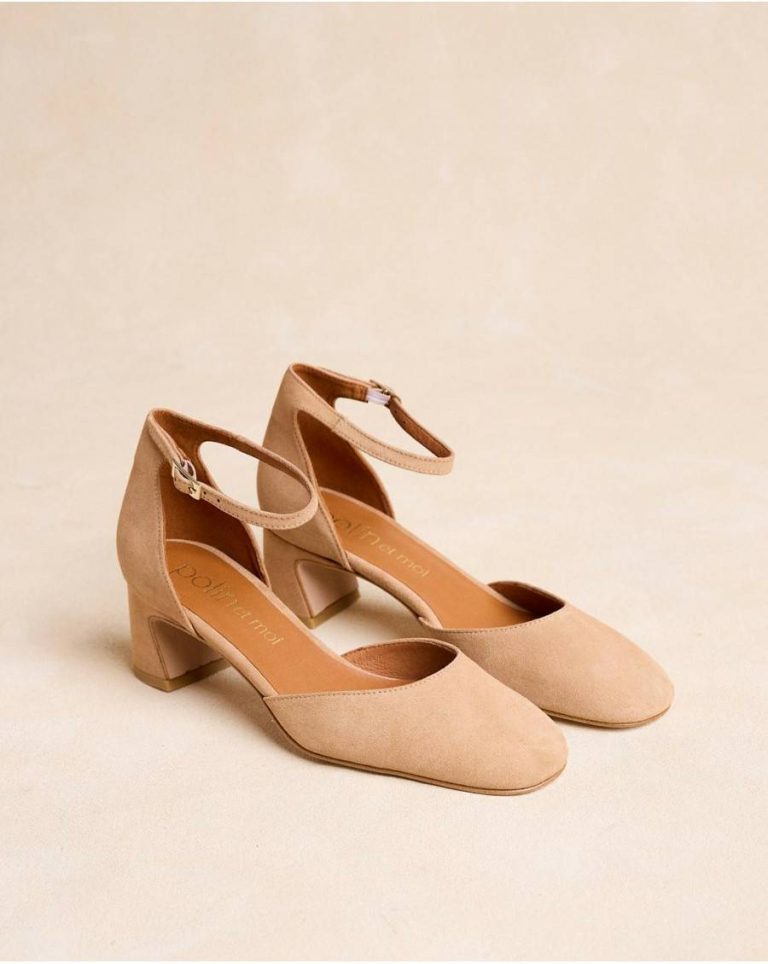 Beige Heels Women Polín Et Moi Mary Jane Kaia - 2