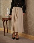 Beige Idoya Pleated Skirt Women Skirts Polín Et Moi - 3