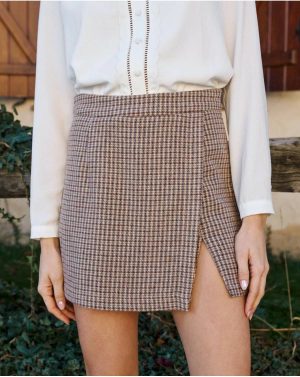 Beige Mery Pants Skirt Bottoms Polín Et Moi Women - 1