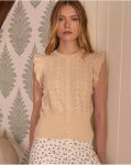 Beige Women Top Buttons Look Polín Et Moi T-Shirts And Tops - 2