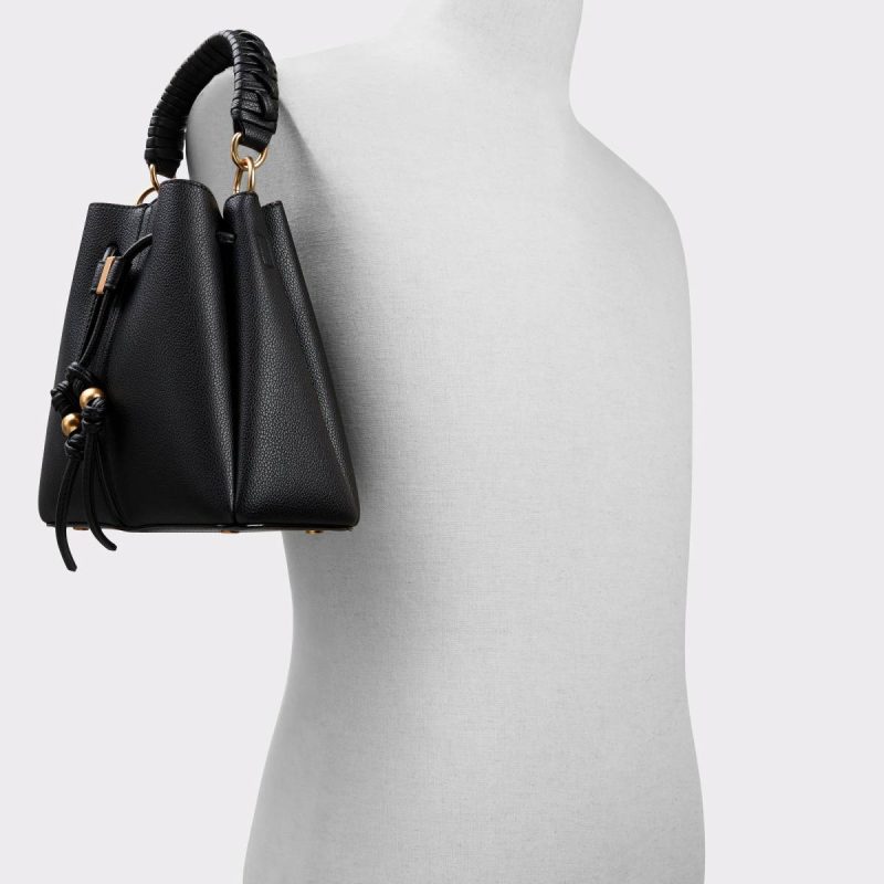 Black Aldo Ameliebucketx Black Women's Top Handle Bags Women Top Handle Bags - 4