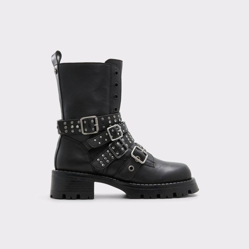 Black Aldo Boots Vortexia Black Women's Combat Boots Women - 1