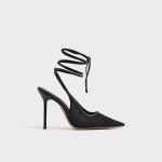 Black Aldo Pearsly Black Women's Slingbacks Heels Women - 1