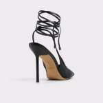 Black Aldo Pearsly Black Women's Slingbacks Heels Women - 3