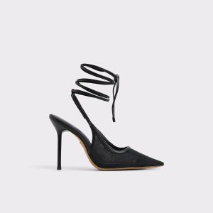 Black Aldo Pearsly Black Women's Slingbacks Heels Women - 1