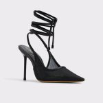 Black Aldo Pearsly Black Women's Slingbacks Heels Women - 5