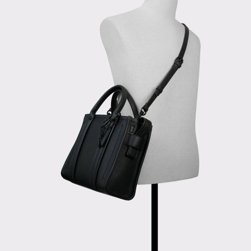 Black/Black Tote & Satchel Bags Clubglowwx Black/Black Women's Aldo Sport Club Women - 4