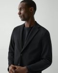 Black Clinton Blazer In Precision Ponte Blazers + Jackets Theory Men - 4