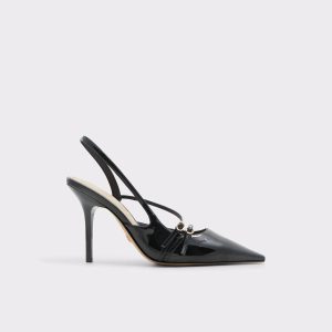 Black Etheria Black Women's Slingbacks Women Aldo Heels - 1