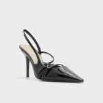 Black Etheria Black Women's Slingbacks Women Aldo Heels - 4