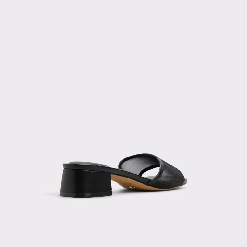 Black Heels Aldo Rosamund Black Women's Block Heels Women - 2