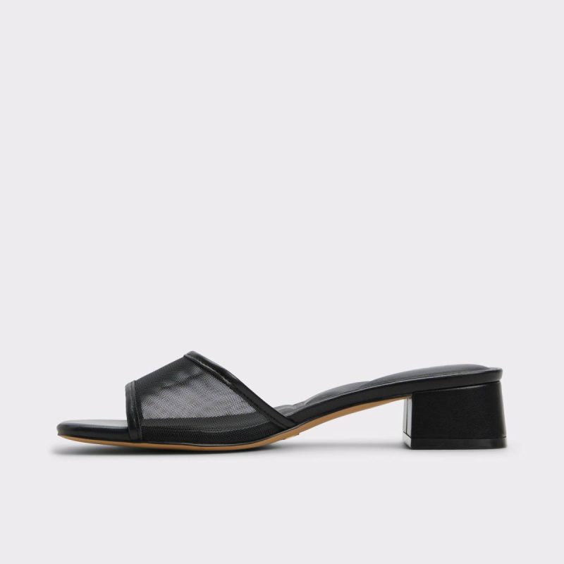 Black Heels Aldo Rosamund Black Women's Block Heels Women - 3