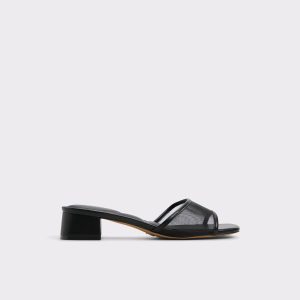 Black Heels Aldo Rosamund Black Women's Block Heels Women - 1