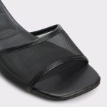 Black Heels Aldo Rosamund Black Women's Block Heels Women - 5