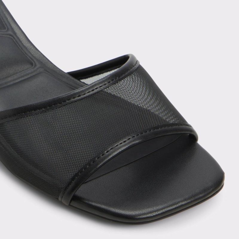 Black Heels Aldo Rosamund Black Women's Block Heels Women - 5