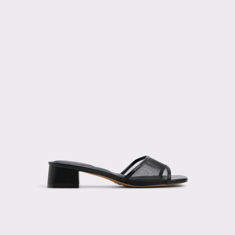 Black Heels Aldo Rosamund Black Women's Block Heels Women - 1