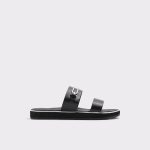 Black Lagoon Black Women's Flat Sandals Aldo Women Sandals - 1