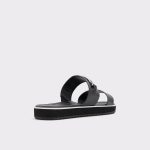 Black Lagoon Black Women's Flat Sandals Aldo Women Sandals - 2