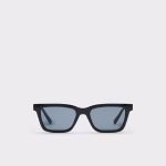 Black Men Aldo Grau Black Men's Rectangle Sunglasses - 1