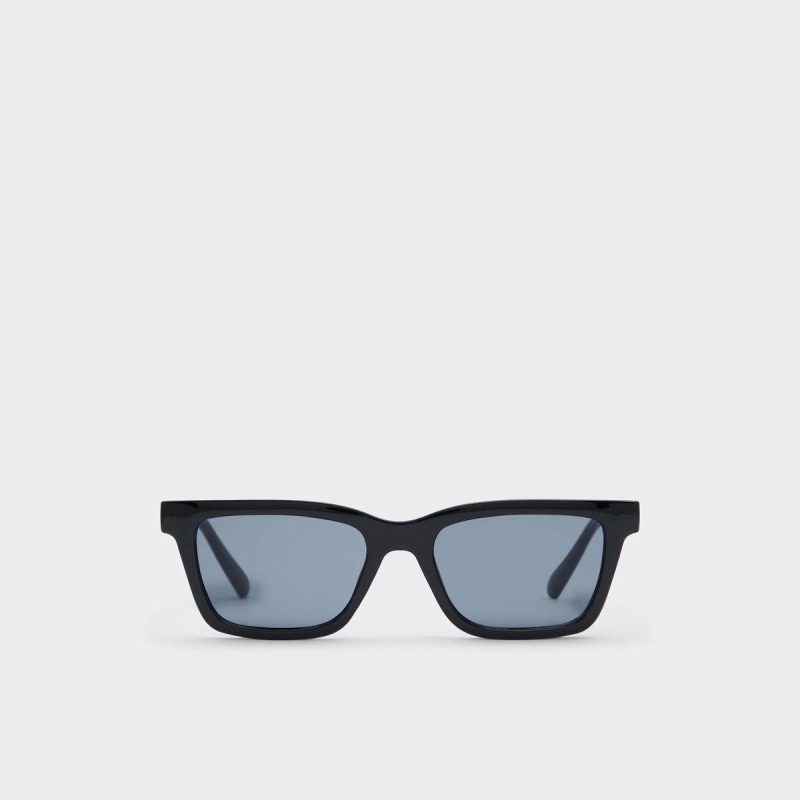Black Men Aldo Grau Black Men's Rectangle Sunglasses - 1