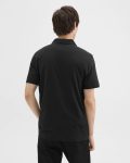 Black Men Bron Polo Shirt In Cosmos Slub Cotton Theory T-Shirts + Polos - 3