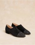 Black Mirenia Lace-Up Moccasin Footwear Polín Et Moi Women - 5