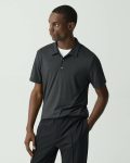 Black Multi Bron Polo Shirt In Anemone Modal Jersey Men Theory T-Shirts + Polos - 2