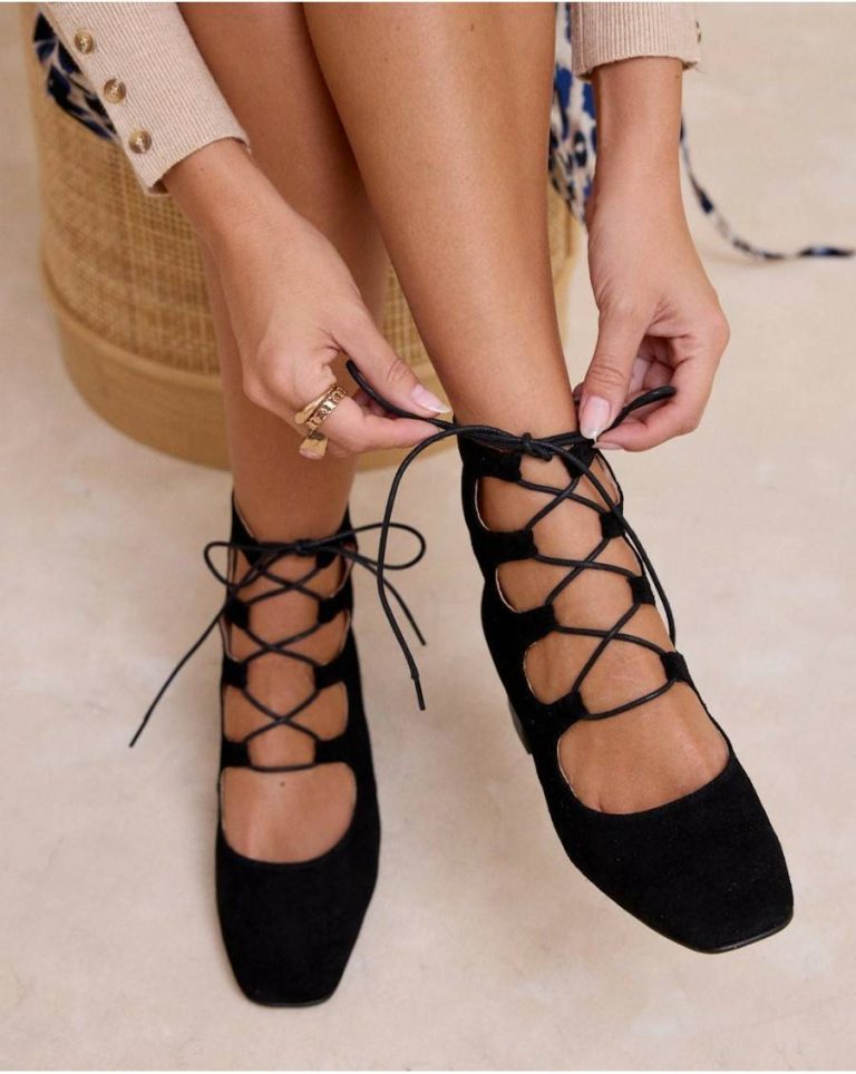Black Polín Et Moi Footwear Gulina Lace-Up Ankle Boots Women - 2