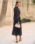 Black Polín Et Moi Women Marcia Long Dress Dresses - 4