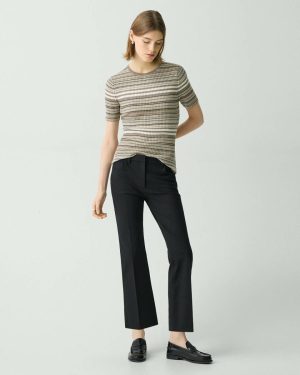 Black Theory 5-Pocket Kick Pant In Stretch Cotton Women Pants - 1