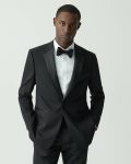 Black Theory Men Blazers + Jackets Chambers Tuxedo Blazer In Stretch Wool - 1