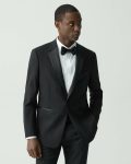 Black Theory Men Blazers + Jackets Chambers Tuxedo Blazer In Stretch Wool - 2