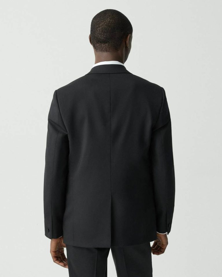 Black Theory Men Blazers + Jackets Chambers Tuxedo Blazer In Stretch Wool - 3