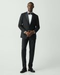 Black Theory Men Blazers + Jackets Chambers Tuxedo Blazer In Stretch Wool - 5