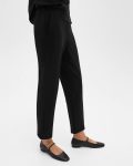Black Treeca Pull-On Pant In Admiral Crepe Theory Pants Women - 4