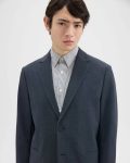 Blazers + Jackets Baltic Melange Theory Clinton Blazer In Herringbone Precision Ponte Men - 4