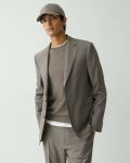 Blazers + Jackets Clinton Blazer In Motion Wool Theory Men Walnut Melange - 1