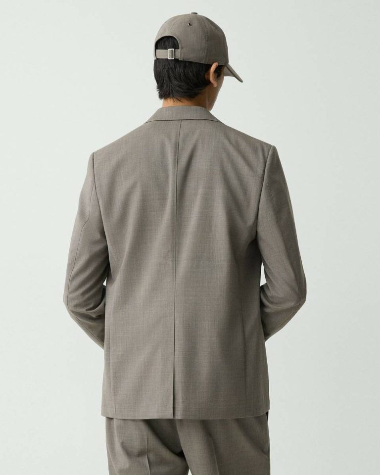 Blazers + Jackets Clinton Blazer In Motion Wool Theory Men Walnut Melange - 3