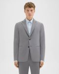 Blazers + Jackets Clinton Blazer In Precision Ponte Stone Men Theory - 1