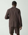 Blazers + Jackets Men Dark Mocha Clinton Blazer In Good Linen Theory - 3
