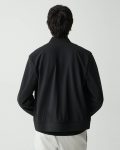Blazers + Jackets Men Theory Murphy Bomber Jacket In Precision Ponte Black - 3