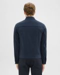 Blazers + Jackets Theory Men River Trucker Jacket In Neoteric Twill Dark Navy - 3